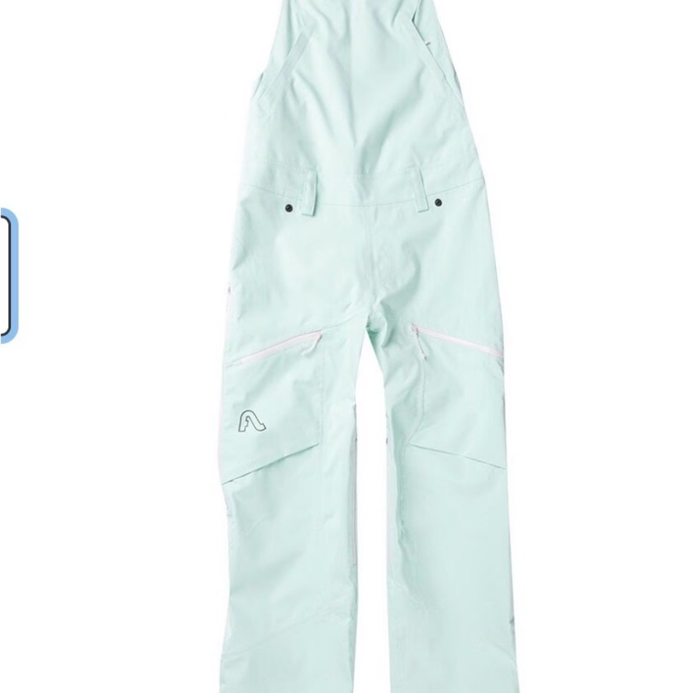 NWT! Light Blue Snow Bib Overalls